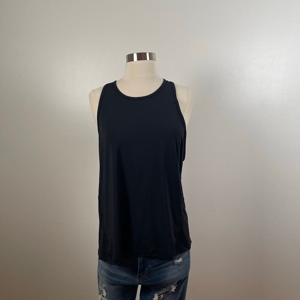 All In Motion • Black Sleeveless Racerback Tank